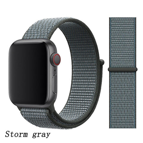 Strap For Apple Watch band 44mm/40mm Sport loop iwatch