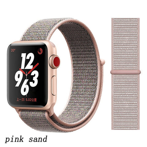Strap For Apple Watch band 44mm/40mm Sport loop iwatch