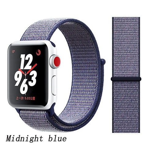 Strap For Apple Watch band 44mm/40mm Sport loop iwatch