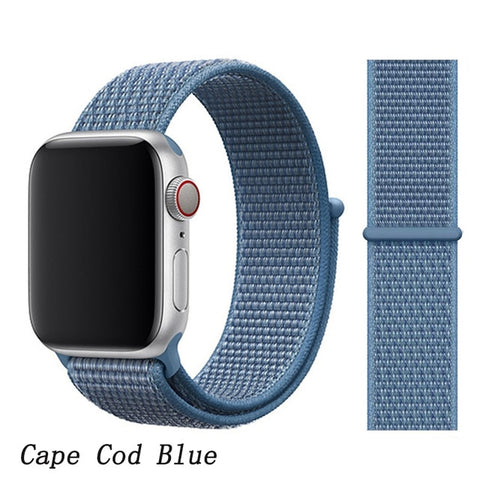 Strap For Apple Watch band 44mm/40mm Sport loop iwatch