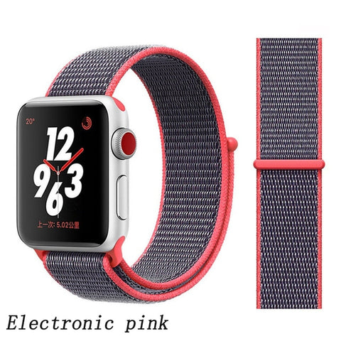 Strap For Apple Watch band 44mm/40mm Sport loop iwatch