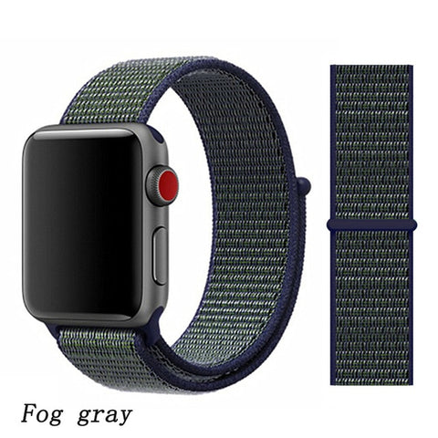 Strap For Apple Watch band 44mm/40mm Sport loop iwatch