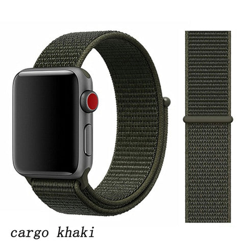 Strap For Apple Watch band 44mm/40mm Sport loop iwatch