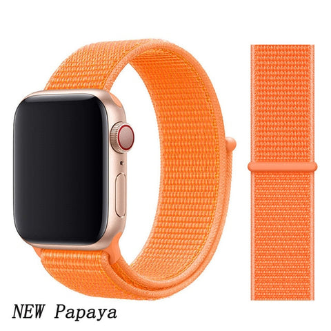 Strap For Apple Watch band 44mm/40mm Sport loop iwatch