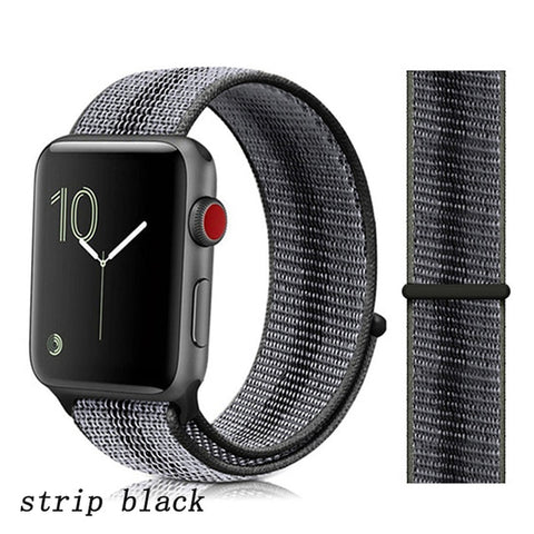 Strap For Apple Watch band 44mm/40mm Sport loop iwatch