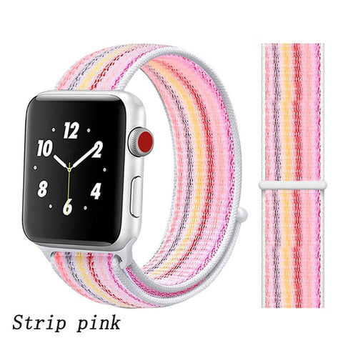 Strap For Apple Watch band 44mm/40mm Sport loop iwatch