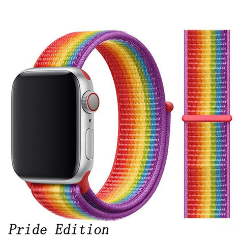 Strap For Apple Watch band 44mm/40mm Sport loop iwatch