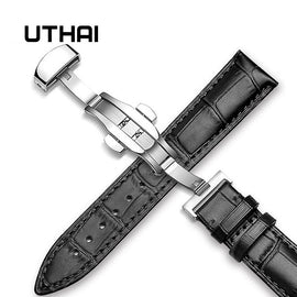 UTHAI Z09 Genuine Leather Watchbands 12-24mm Universal