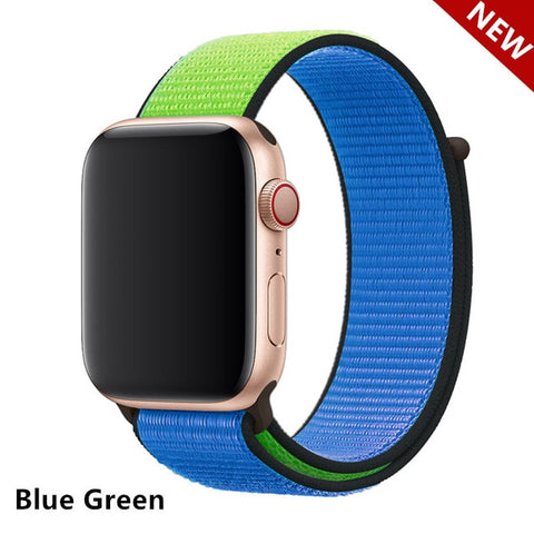 Sport Loop Strap For Apple Watch band 44 mm 40mm apple