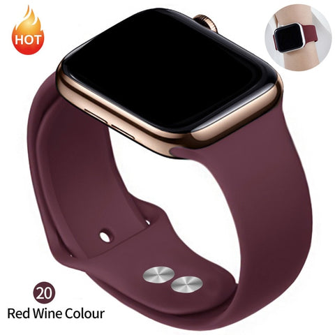 Soft Silicone Replacement Sport Band For 38mm