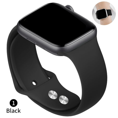 Soft Silicone Replacement Sport Band For 38mm