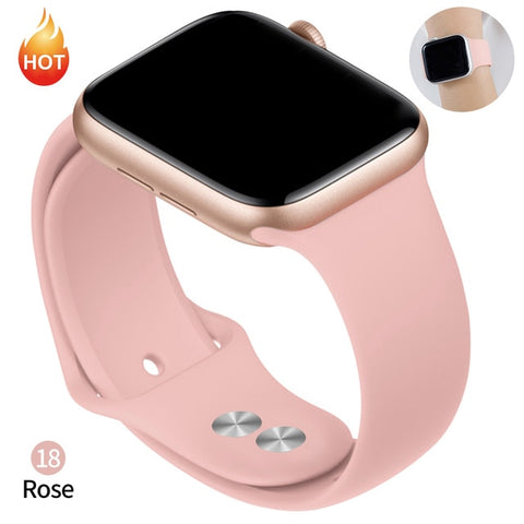 Soft Silicone Replacement Sport Band For 38mm