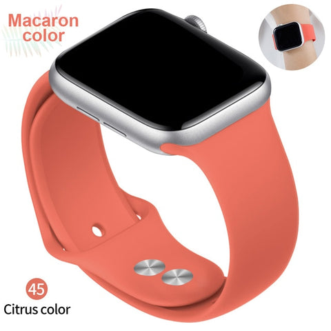 Soft Silicone Replacement Sport Band For 38mm