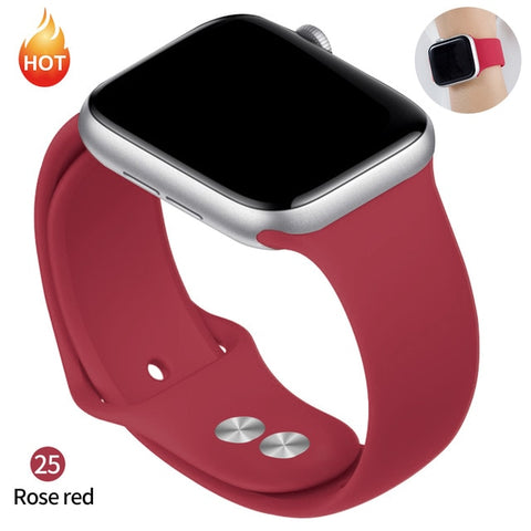 Soft Silicone Replacement Sport Band For 38mm