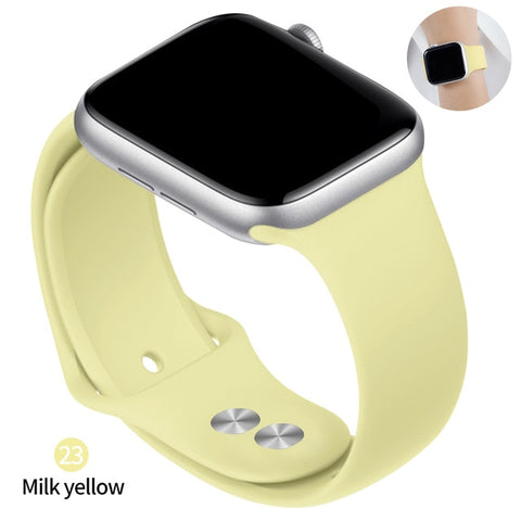 Soft Silicone Replacement Sport Band For 38mm