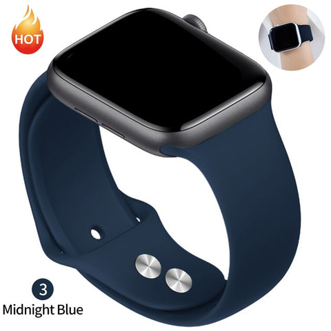 Soft Silicone Replacement Sport Band For 38mm