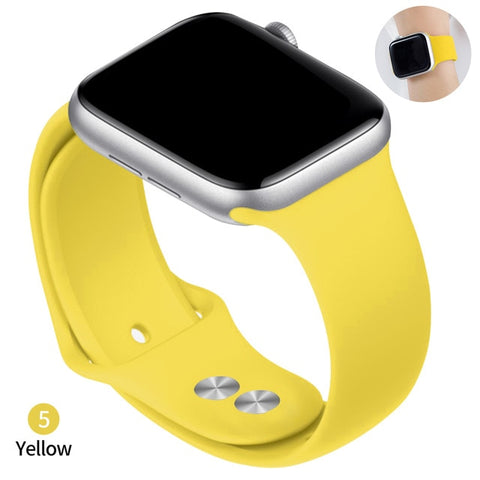 Soft Silicone Replacement Sport Band For 38mm