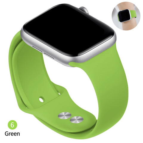 Soft Silicone Replacement Sport Band For 38mm