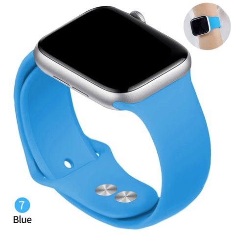 Soft Silicone Replacement Sport Band For 38mm