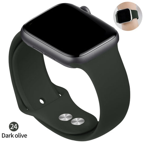 Soft Silicone Replacement Sport Band For 38mm