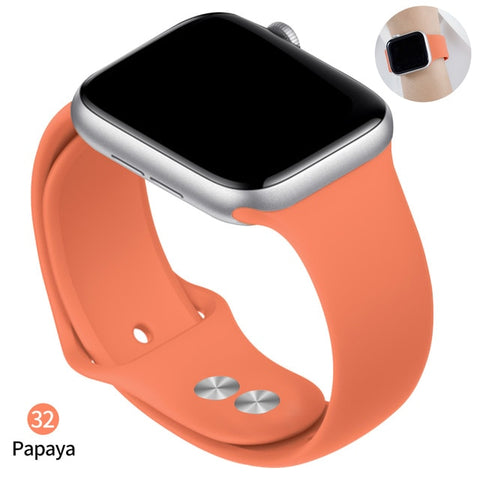 Soft Silicone Replacement Sport Band For 38mm