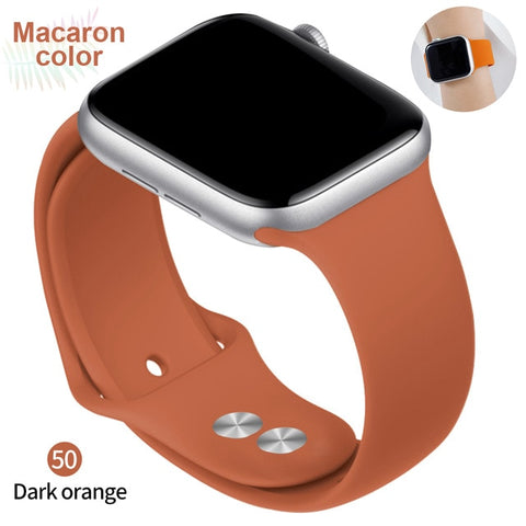 Soft Silicone Replacement Sport Band For 38mm