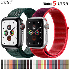 Nylon Strap for Apple watch 5 Band 44mm 40mm iWatch