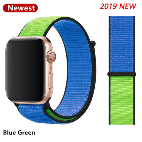 Nylon Strap for Apple watch 5 Band 44mm 40mm iWatch