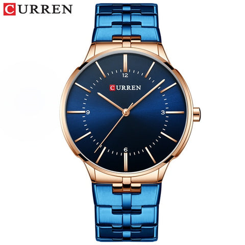 2019 Top Brand CURREN Luxury Quartz