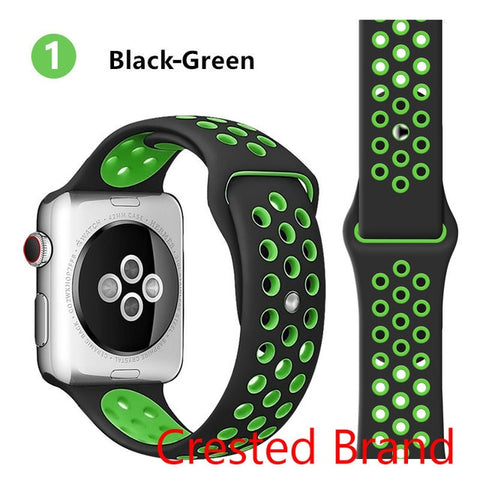 Silicone strap for Apple watch band 44 mm/40mm iWatch