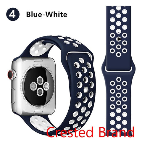 Silicone strap for Apple watch band 44 mm/40mm iWatch