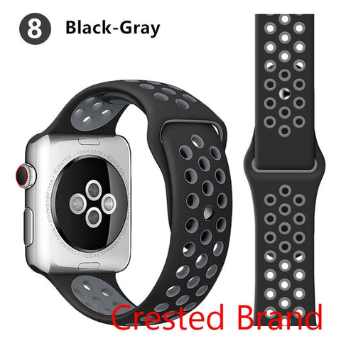 Silicone strap for Apple watch band 44 mm/40mm iWatch