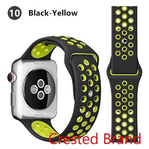 Silicone strap for Apple watch band 44 mm/40mm iWatch