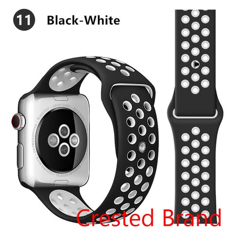 Silicone strap for Apple watch band 44 mm/40mm iWatch