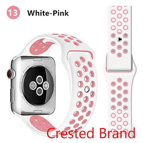 Silicone strap for Apple watch band 44 mm/40mm iWatch