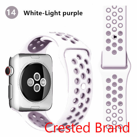 Silicone strap for Apple watch band 44 mm/40mm iWatch