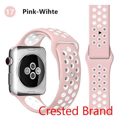 Silicone strap for Apple watch band 44 mm/40mm iWatch