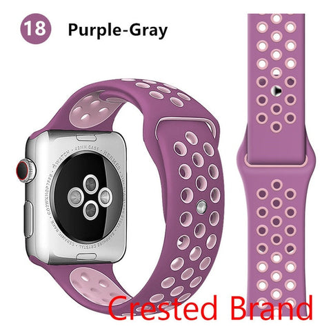 Silicone strap for Apple watch band 44 mm/40mm iWatch