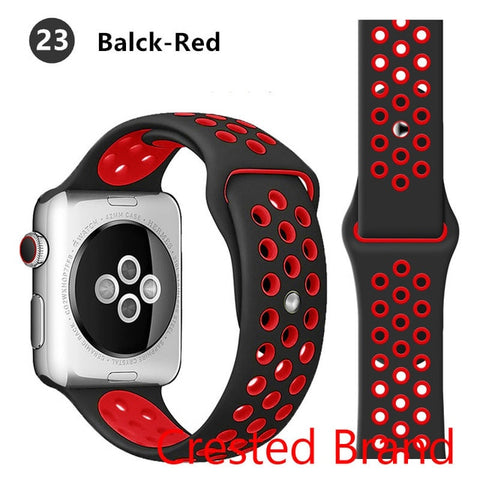 Silicone strap for Apple watch band 44 mm/40mm iWatch