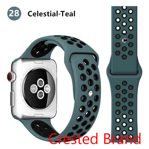 Silicone strap for Apple watch band 44 mm/40mm iWatch