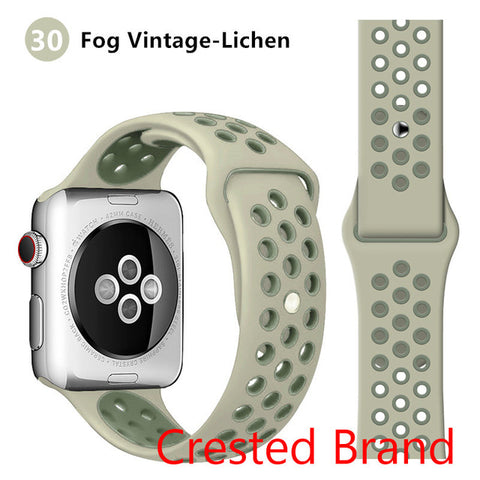 Silicone strap for Apple watch band 44 mm/40mm iWatch